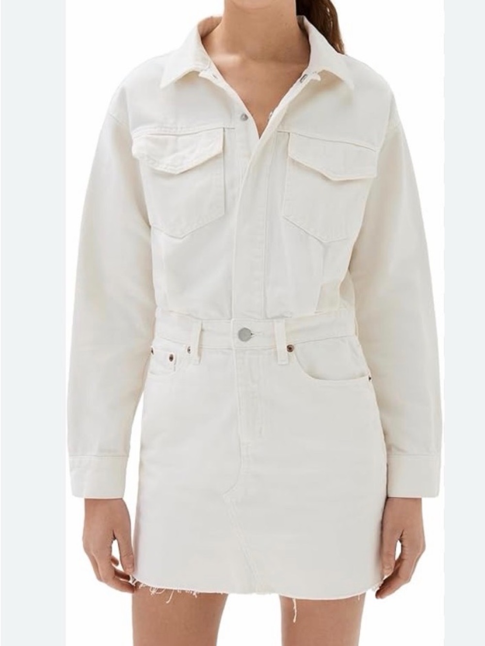 Pistola Nina Mini Dress size Medium color Eggshell